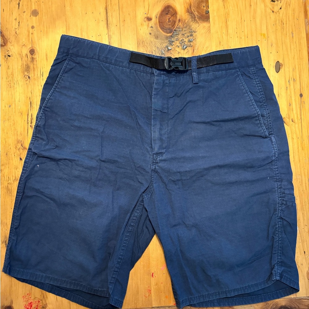 Norse Projects Blue Men's Flat Front Shorts